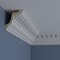 Ekena Millwork 3 3/4"H x 4 1/2"P x 5 7/8"F x 94 1/2"L Wide Spaced Dentil Crown Moulding MLD03X04X06DE - alternate 6